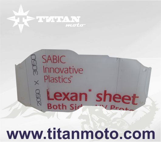  Proteção indestrutível opticamente pura (LEXAN) para farol